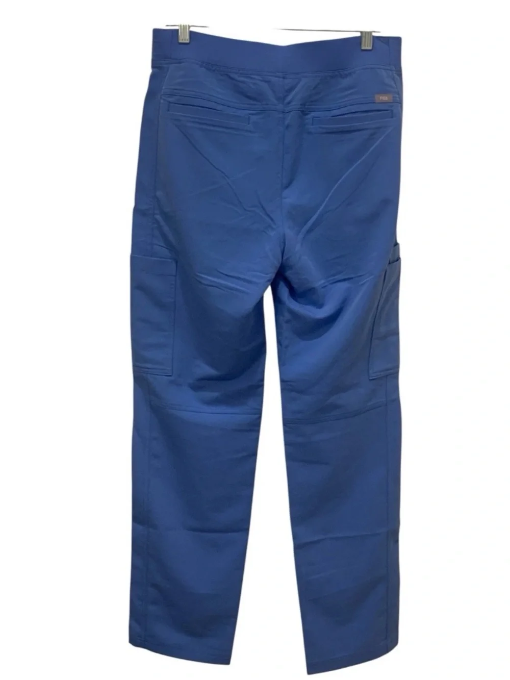 Figs Axim Straight Leg Scrub Pants Mens Sz Medium Ceil Blue Interior Drawstring